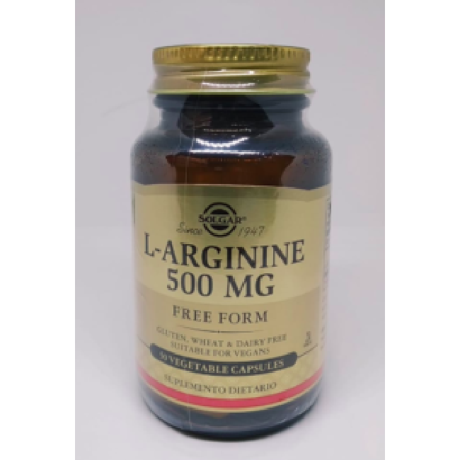 L-ARGININE 500 MG X 50 CAP SOLGAR