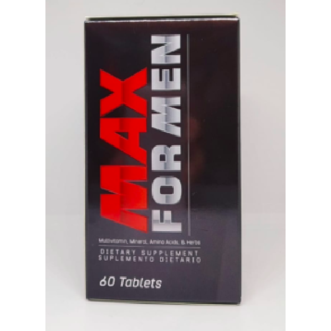 MAX FOR MEN X 60 TABLETAS