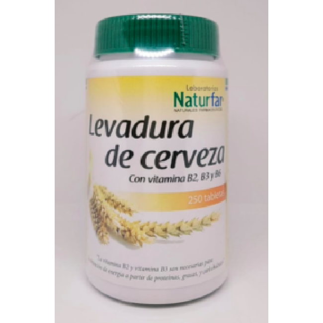 LEVADURA DE CERVEZA X 250 TABLETAS NATURFAR