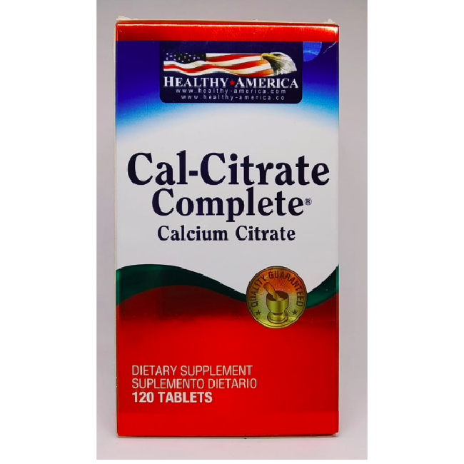 CAL-CITRATE COMPLETE X 120 TABLETS HEALTHY AMERICA