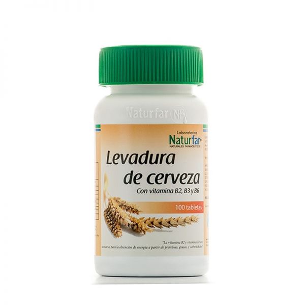 LEVADURA DE CERVEZA X 100 TABLETAS NATURFAR